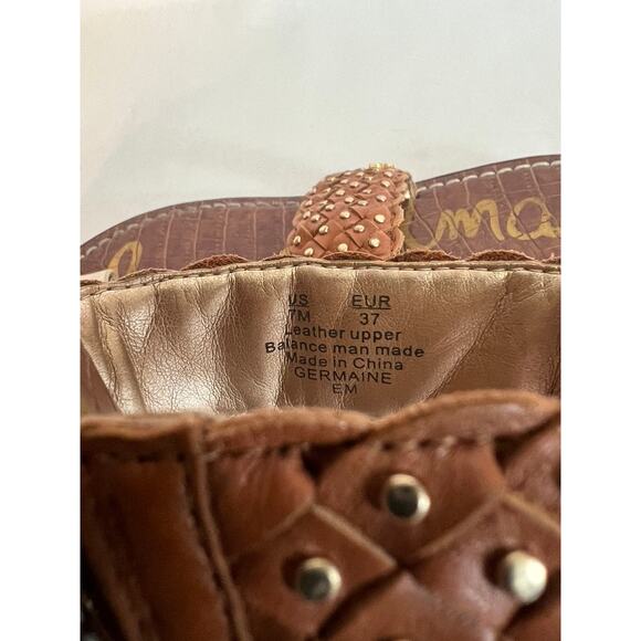 Sam Edelman Germaine Sandal in Gold 7/37 - Picture 4 of 5